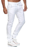 1 x RAW Customer Returns Elara Chino Men s Trousers Regular Style Stretch Chunkyrayan White MEL009-Wei -40 34 - RRP €34.95