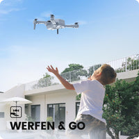 1 x RAW Customer Returns Holy Stone RC drone with 1080P camera for beginners, mini foldable quadcopter with FPV transmission, 3 batteries, long flight time, throw GO, tap fly, gesture control drones gift for children boys girls, C0 - RRP €59.99