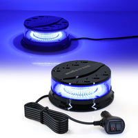 1 x RAW Customer Returns Blue flashing lights for car magnetic base LED warning light 12v with magnetic and 3 meters cable for car truck  - RRP €29.5