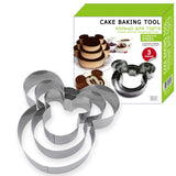 1 x Brand New YITONGFU 3 Piece Set of Baking Cups, Stainless Steel Molds, Cake Rings, Steel Baking Cup Molds for DIY Mousse Cakes, Dishwasher Safe - RRP €22.8