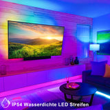 1 x RAW Customer Returns ZAIYW 3M 192 LED Strip Battery Powered Multicolor TV Backlight with Remote Control Timer Interior Lights for Cabinet Kitchen Bedroom - RRP €16.99