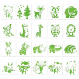 1 x RAW Customer Returns Animal Painting Stencil Pack of 20 Children s Drawing Stencils Animals Painting Stencil Reusable Plastic Painting Stencils Stencil Stencils for DIY Crafts - RRP €7.66