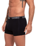 1 x RAW Customer Returns Channo Cotton Boxer Briefs for Men, Comfortable and Soft. Men s Collection - Pack of 6, Black, L - RRP €27.6