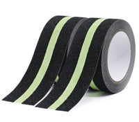 1 x RAW Customer Returns BOMEI PACK 2 Rolls Anti-Slip Tape Self-Adhesive, Glow in the Dark Safety Tape, 5m 50mm Anti-Slip Tape Fluorescent - RRP €19.99