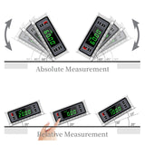 1 x RAW Customer Returns Beaspire Digital Protractor LCD Inclinometer Magnetic Protractor Scaled Ruler Angle Finder Angle Measuring Instrument - RRP €34.99