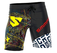 1 x RAW Customer Returns SMMASH compression pants men s sports pants short shorts Thaibox Muay Thai pants boxing pants sports pants training shorts breathable abrasion-resistant - RRP €51.76