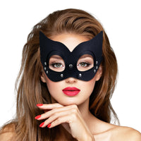 1 x RAW Customer Returns Goenb Catwoman Mask, Catwoman Mask Women Cat Women Mask Cat Mask Women Catwoman Costume Women Halloween Mask Leather Mask for Halloween Carnival Mardi Gras Masquerade Valentine s Day Black  - RRP €8.05