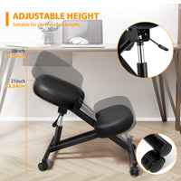 1 x RAW Customer Returns Himimi Upgraded Thicker Kneeling Chair Ergonomic Adjustable Knee Stool Posture Correction Chair Orthopedic Kneeling Chair for Home and Office - RRP €121.99