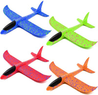 1 x RAW Customer Returns Erlliyeu 4 pieces glider, 35 cm airplane toy children s foam glider, manual throwing game, fun, challenge, model foam airplane, birthday gift, boy s gift - RRP €16.99