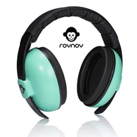 1 x RAW Customer Returns roynoy Hearing protection baby from 3 months Baby earmuffs noise Noise protection baby mint with storage bag - RRP €24.95