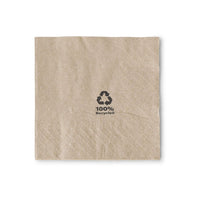 1 x RAW Customer Returns BIOZOYG Environmentally friendly organic napkins made from recycled paper I High-quality paper napkins 20 x 20 cm I 4800 pieces of cocktail napkins unbleached, biodegradable, compostable - RRP €107.11