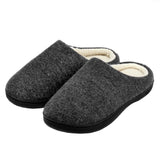 1 x Brand New DL Women s Slippers Made of Memory Foam Winter Warm Slippers for Women Cozy Plush Slippers Flannel Lined Closed Toes Non-Slip Slippers Gray White 38 39 EU - RRP €19.55