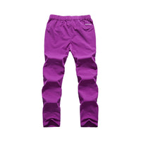 1 x RAW Customer Returns VERTAST women s hiking pants summer lightweight trekking pants quick-drying breathable outdoor pants for travel hiking with zip pockets, purple, L - RRP €32.57