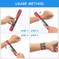 3 x Brand New VAVICRAP Snap Bracelet for Children 12 Pieces Slap Bracelet Spider Snap Bracelet Themes Children Birthday Party Cartoon Party Supplies Slap Bracelet for Children Boys Party Children s Birthday Party Favors - RRP €21.12