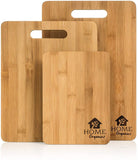 1 x RAW Customer Returns Home Organics Premium Organic Kitchen Cutting Board. 3 sets of kitchen cutting boards. Perfect for chopping meat, vegetables and bread and for serving crackers and cheese. - RRP €22.82