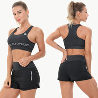 1 x RAW Customer Returns JULY S SONG Women s Sports Set Yoga Set 5 Pieces Sports Sets for Women Yoga Fitness Sport Tracksuits Sports Running Clothing Gym Exercise Set - RRP €43.63