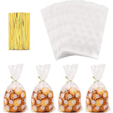 20 x Brand New Narunii 100Pcs Candy Bags,Clear Cellophane Bags,Cellophane Gift Bags Bag - RRP €384.0