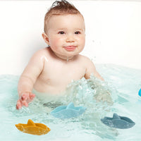 10 x Brand New Bathtub toys, pack of 3 bath toys baby from 1 2 3 years, water toys baby silicone for toddlers boys girls gifts - RRP €192.0