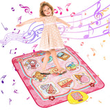 1 x Brand New Dance mat toy - dance mats for electronic music with 5 levels of play, LED light, adjustable volume, suitable for girls and boys, toys for girls aged 5 and over, gift for girls aged 5 - RRP €35.28