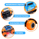 1 x RAW Customer Returns Pup Go Remote Control Car for Kids, Strong, Fast and Sensitive for 3-7 Years Old Boys, Turkish RC Toy for Toddler, Small Racing Car, Best Gift for Birthday Orange  - RRP €17.45