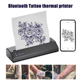 1 x RAW Customer Returns TATELF Tattoo Stencil Printer Bluetooth Tattoo Transfer Machine with 10 Transfer Paper Tattoo Printer Mini Thermal Printer for IOS Android PC Wireless Copier - RRP €141.73