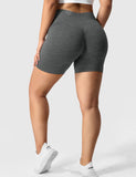 1 x RAW Customer Returns ZAAYO 2-Pack Sport Shorts Women Butt Scrunch Short Sports Pants Running Pants High Waist Shorts Butt Lift Booty Seamless Fitness Tie Dye Gym Shorts Hemp Black-Hemp Grey Medium - RRP €38.99