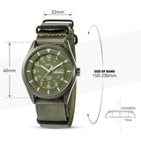 1 x RAW Customer Returns Infantry Watches Men s Wristwatch Military Watch Outdoor Men s Wristwatches Men s Watch Waterproof Green Tactical Field Watches for Men Date Weekday Luminous Work Watch NATO Band - RRP €35.28