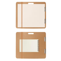 1 x RAW Customer Returns Kurtzy Large Wooden Clipboard for Artists - 26 x 23 - Portable Clipboard Board with Handle Double Clip - Clipboard for Painting, Sketching Drawing - Studio, School Office Supplies Clipboard - RRP €25.63