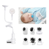 1 x RAW Customer Returns KAWA baby monitor holder, universal baby monitor holder for cot, flexible baby monitor holder, compatible for all 1 4 three-hole baby cameras, no tools or wall damage required - RRP €10.99