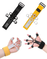 4 x Brand New 2 Pack Finger Extensor - 6 Level Hand Gripper, 3.0 Adjustable Finger Trainer, Forearm Trainer for Improved Finger Function - RRP €40.12