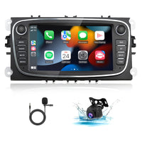 1 x RAW Customer Returns  32G Android 11 Car Radio for Ford Focus II Mondeo 9 S-Max C-Max Kuga 2008-2011 with Carplay Android Auto 7 Inch Touchscreen Radio USB HiFi WiFi GPS Navigation AHD Camera MIC - RRP €157.21