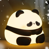 1 x RAW Customer Returns Attivolife Cute Panda Night Light Kids LED Nursing Lamp Animal Soft Silicone Bedside Portable Lamp Ideal Indoor Indirect Lighting Room Bedroom Cushion Decor - RRP €21.17