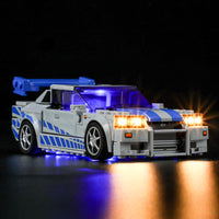 1 x RAW Customer Returns BRIKSMAX 76917 LED light for Lego 2 Fast 2 Furious - Nissan Skyline GT-R R34 - Compatible with Lego Speed Champions building blocks model - Without Lego set - RRP €24.99