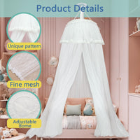 3 x Brand New SESAMIS Dreamy Bed Canopy Canopy Poles for Children s Room - Canopy Baby Bed Girl Mosquito Net Included - RRP €82.02