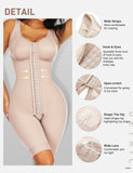 1 x RAW Customer Returns FeelinGirl Shapewear Women s Tummy Control Full Body Shaper with 3 Hooks Adjustable Corset Body Strong Shaping Full Body Thigh Slimming Butt Push Up Overbust Beige M - RRP €44.99