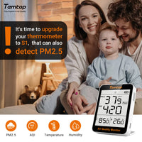 1 x RAW Customer Returns Temtop Air Quality Monitor PM2.5 Monitor - RRP €40.39