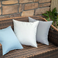 1 x RAW Customer Returns MIULEE Set of 4 outdoor cushion covers, waterproof cushion covers, sofa cushions, decorative couch cushions, weatherproof cushion covers, decorative cushion covers, soft for sofa, outdoor 40 x 40 cm, off-white - RRP €20.42