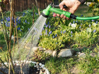 1 x RAW Customer Returns Garden Water Hose, Extendable Garden Hose with Gun, 7.5M 15M 22.5M 2.5-7.5M  - RRP €16.72