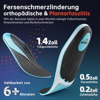 1 x RAW Customer Returns PCSsole Orthopedic Insoles for Plantar Fasciitis, Heel Spurs, Flat Feet, Foot Pain, Distributes Foot Pressure, Arch Support, Comfort Insoles for Men and Women - RRP €29.5