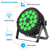 1 x RAW Customer Returns DELIBANG LED Par Spotlight 200W 18 LED Stage Light Spotlight Disco Light Party Light, 8CH Par LED Light RGBW DMX Strobe Sound Active Mode Lighting DJ Light Effect for Show Bar KTV Party Halloween - RRP €64.99