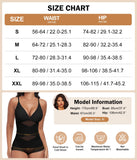 1 x RAW Customer Returns Niwicee Women s Shapewear Body Shaper Shapewear Mesh Cross Tummy Control Bodysuit Body Shaper Invisible Postpartum Reducer with Removable Pads Black, S  - RRP €28.99