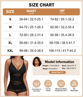 1 x RAW Customer Returns Niwicee Body Sculptant Women s Shapewear Shaping Body Shaping Thong Bodysuit Belly Shaper Shaping Shapewear Adjustable Shoulder Strap-Black-M - RRP €30.24