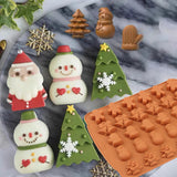 4 x Brand New Lxoraziy 2 pieces candy molds reusable, with pipettes, Christmas chocolate molds silicone, non-stick baking mold with Christmas pattern for sweets, fondant, jelly, chocolates, DIY candies - RRP €65.8