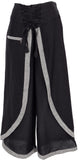 1 x RAW Customer Returns GURU SHOP Palazzo trousers, culottes, oriental trousers, summer trousers, black, cotton, size M 38  - RRP €29.6