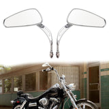 1 x RAW Customer Returns DREAMIZER Motorcycle Rearview Mirror, 8mm Motorcycle Side Mirrors for Sportster XL883 1200 Low Rider Dyna Softail Street Glide Electra Glide Road Glide - RRP €56.99