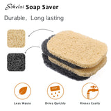 1 x RAW Customer Returns Bar Soap Saver Soap Lift Pad Fits All Soap Dish Tray Sizes, Efficient Draining BPA Free Shower and Bath Soap Dish Holder to Keep Soap Dry for Bathroom Kitchen 8 Packs Beige, Dark Grey  - RRP €20.4