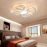 5 x Brand New CURBEL LED Ceiling Light Dimmable With Remote Control Ceiling Lamp Creative Four-leaf Clover Design Dining Room Lamp Bedroom Living Room Ceiling Light 4 Heads 44cm 17.3in  - RRP €151.2