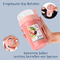 16 x Brand New Lyfeesis M slibecher to Go, 760ml 230ml, Practical Joghurtbecher f r Kinder, 2-in-1 M slibecher to Go mit L ffel, M slischale, M slidose, M slibox, Cornflakes Joghurt to Go Becher Blue  - RRP €307.2