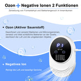 1 x RAW Customer Returns Air purifier ozone generator, air purifier allergy sufferers, sterilizer odor killer, ionizer air purifier, air purifier for kitchen, bathroom, pets, cars, formaldehyde and odor - RRP €32.89