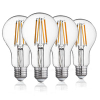 1 x RAW Customer Returns FLSNT LED Edison light bulb E27, A70 LED filament lamp 3452 lumens super bright, 18W replaces 200W , 5000K cool white, not dimmable, clear glass, 2 pieces - RRP €22.2